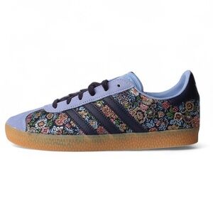NWT Adidas x Liberty London Gazelle Kids Multicolor Floral Sneakers
